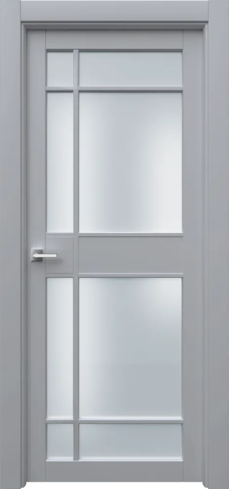 Двери в интерьере - Дверь Ронд3Р8с эмаль RAL 7047, сатинат