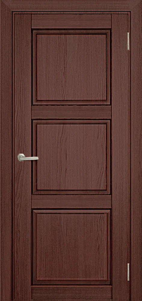 Двери в интерьере - Дверь Берест массив сосны Браво вишня, глухая