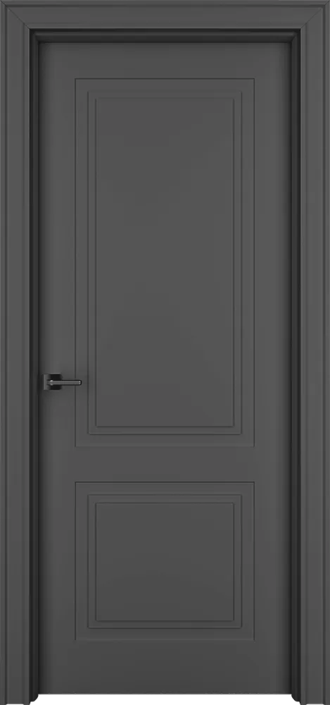 Двери в интерьере - Дверь Паспарту-2 эмаль RAL 9005, глухая