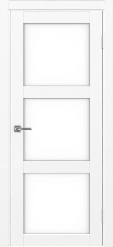 Двери в интерьере - Дверь Эко 530.222 белый снежный, lacobel белый