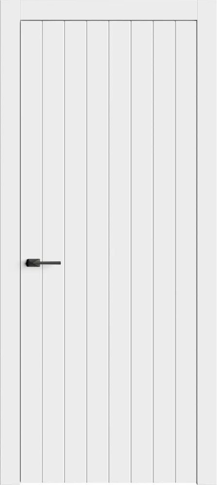 Двери в интерьере - Дверь Лайн11 эмаль белая, глухая
