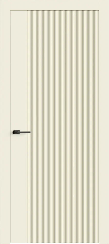 Двери в интерьере - Дверь Лайн2 эмаль RAL 9001, глухая