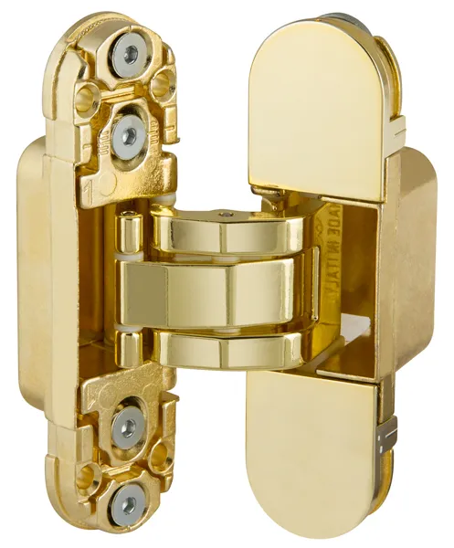 Дверь скрытая ИУ-42 AL gold с 4-х сторон, шпон бреннерский орех 2,0 м. Фото №5