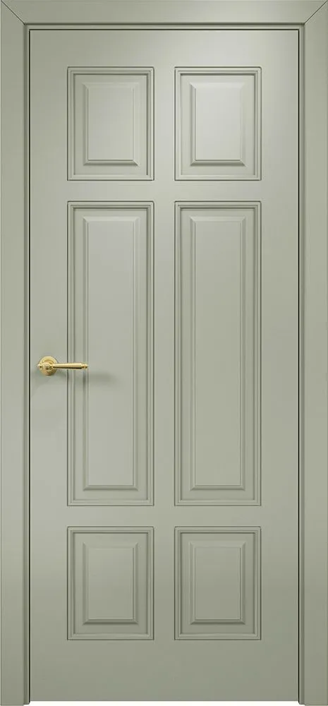 Двери в интерьере - Дверь Оникс Гранд фрезерованная эмаль RAL 7038 по МДФ, глухая