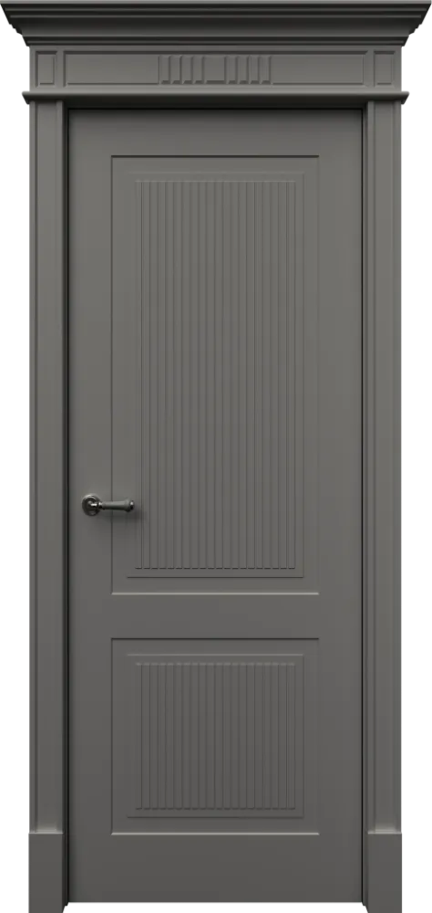 Двери в интерьере - Дверь Рим2 эмаль серая, глухая