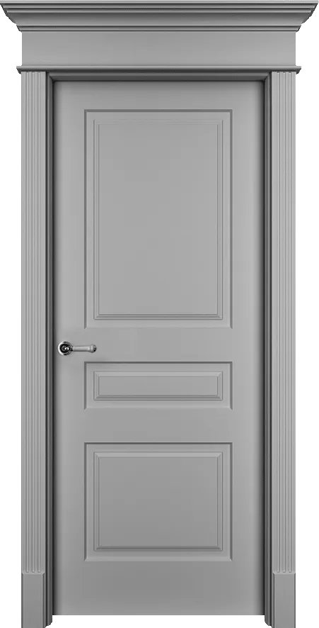 Двери в интерьере - Дверь Нф3 эмаль серая, глухая