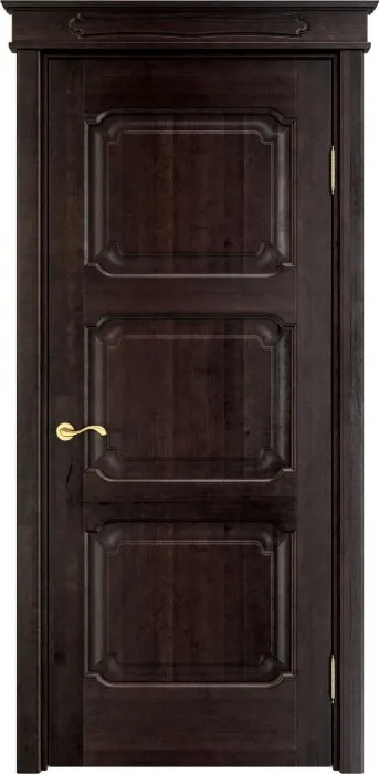 Двери в интерьере - Дверь Итальянская Легенда массив ольхи ОЛ7.3 венге, глухая