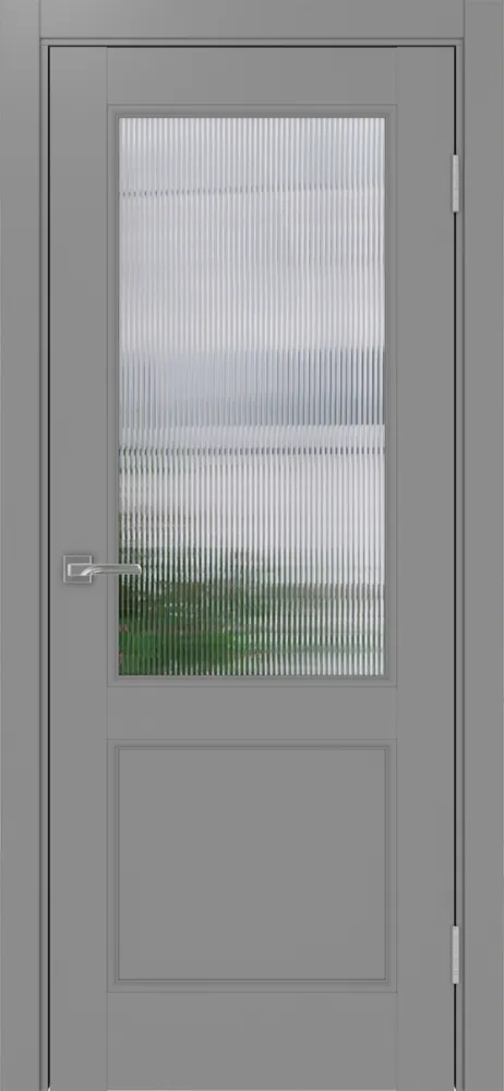 Двери в интерьере - Дверь Эко Neo 502.21 серый, стекло мору