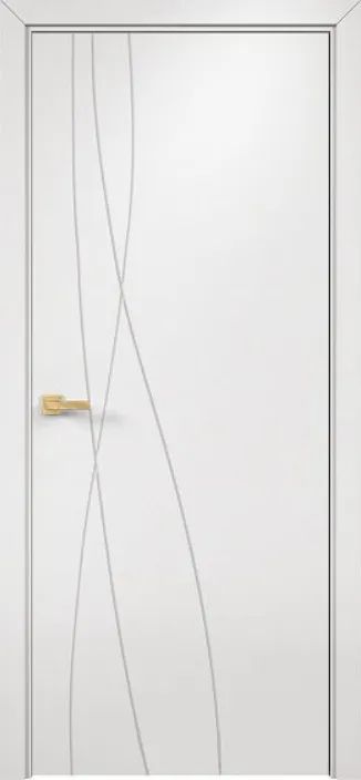 Двери в интерьере - Дверь Оникс Концепт №7 эмаль белая, глухая