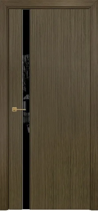 Двери в интерьере - Дверь Оникс Престиж 1 олива, глухая, триплекс черный