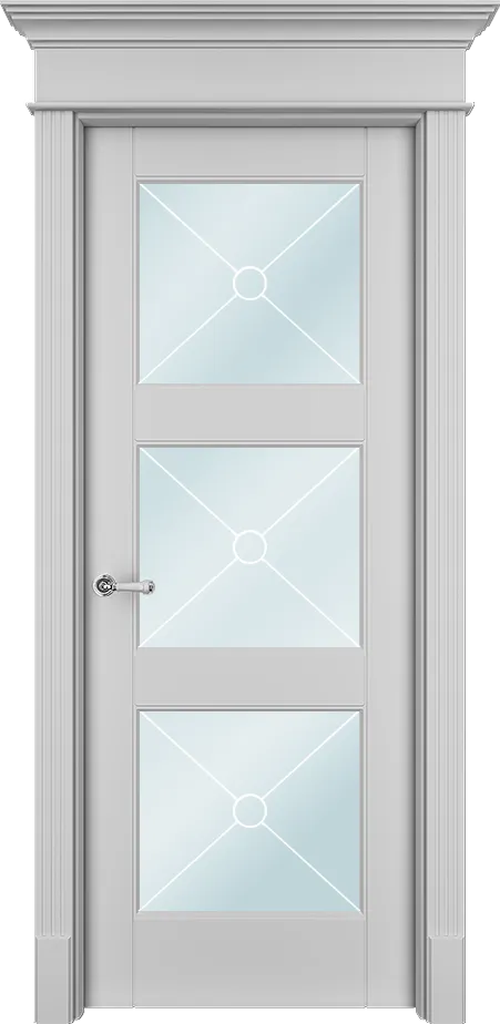 Двери в интерьере - Дверь Тан33ХОс белая, сатинат