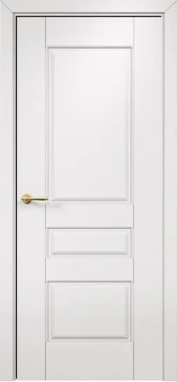 Дверь Оникс Версаль фрезерованная №3 эмаль белая, глухая