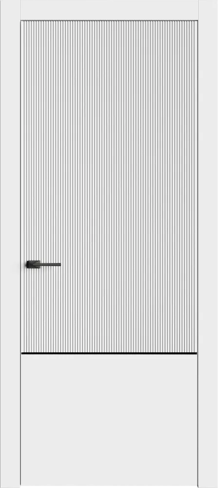 Двери в интерьере - Дверь Лайн10М эмаль белая, глухая