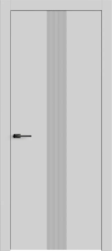 Двери в интерьере - Дверь Лайн5 эмаль RAL 7047, глухая