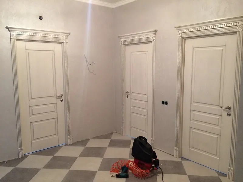Дверь Оникс Версаль фрезерованная №3 эмаль белая, глухая. Фото №3