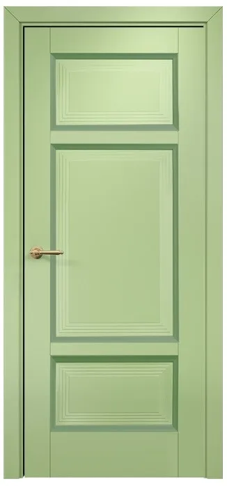 Двери в интерьере - Дверь Оникс Тоскана 4 эмаль фисташковая/RAL 6021, глухая