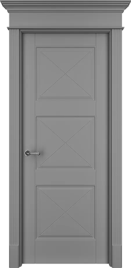 Двери в интерьере - Дверь Тан33Х эмаль серая, глухая