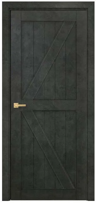 Двери в интерьере - Дверь Оникс Лофт №2 бетон темный, глухая