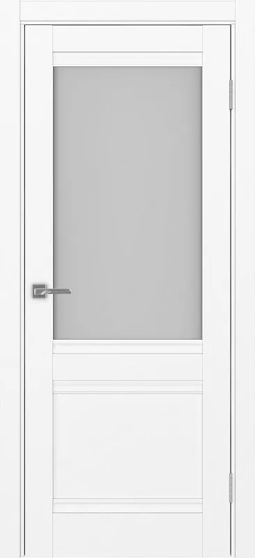 Двери в интерьере - Дверь Эко 502.21U белый снежный, сатинат