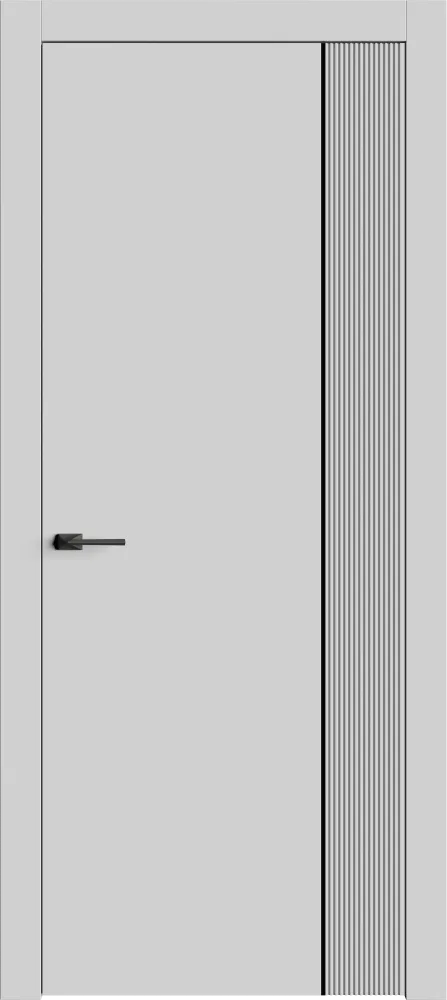 Двери в интерьере - Дверь Лайн6М эмаль RAL 7047, глухая