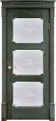 Схожие товары - Дверь Итальянская Легенда массив ольхи ОЛ7.3 зеленый с патиной серебро, стекло мателюкс