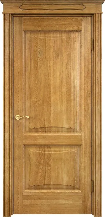 Двери в интерьере - Дверь ПМЦ массив дуба Д6 орех 5%, глухая