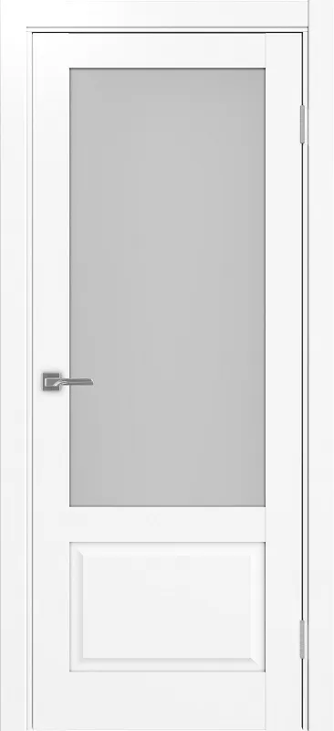 Двери в интерьере - Дверь Эко 640.21 ОФ3 белый лед, сатинат