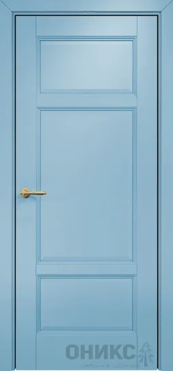 Двери в интерьере - Дверь Оникс Италия 4 эмаль голубая, глухая
