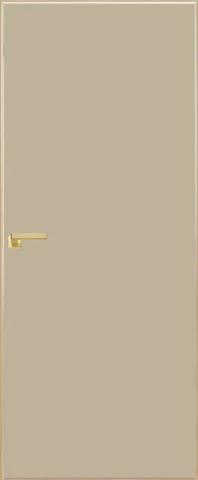 Двери в интерьере - Дверь скрытая ИУ-42 AL gold с 4-х сторон, эмаль мокко 2,0 м