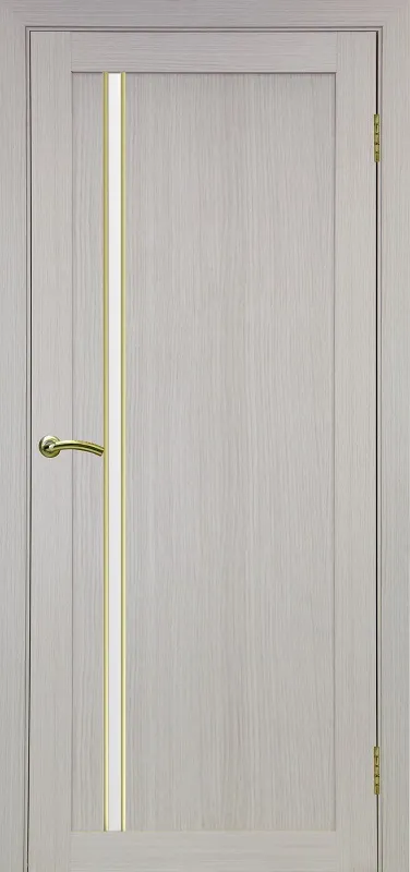 Двери в интерьере - Дверь Эко 527.121 АПС дуб беленый молдинг SG, lacobel белый
