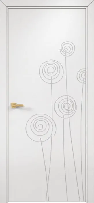 Двери в интерьере - Дверь Оникс Концепт №11 PVC белый, глухая