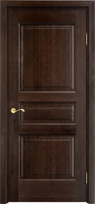 Двери в интерьере - Дверь ПМЦ массив ольхи ОЛ5 орех 15%, глухая