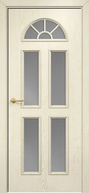 Двери в интерьере - Дверь Оникс Бостон эмаль слоновая кость патина золото, сатинат графит