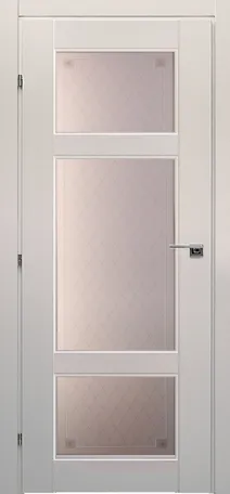 Двери в интерьере - Дверь Краснодеревщик 6342 белая, стекло Пико