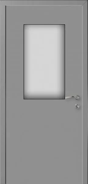 Дверь Гладкая ДО влагостойкая композитная Капель моноколор RAL 7040
