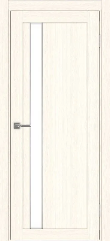Двери в интерьере - Дверь Эко 528.121 АПП ясень светлый молдинг SC, lacobel белый