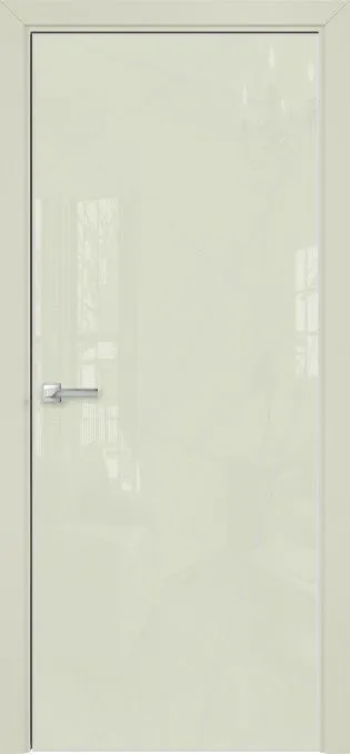 Двери в интерьере - Дверь Оникс Арт, лакобель слоновая кость RAL 1013, пескоструй №5