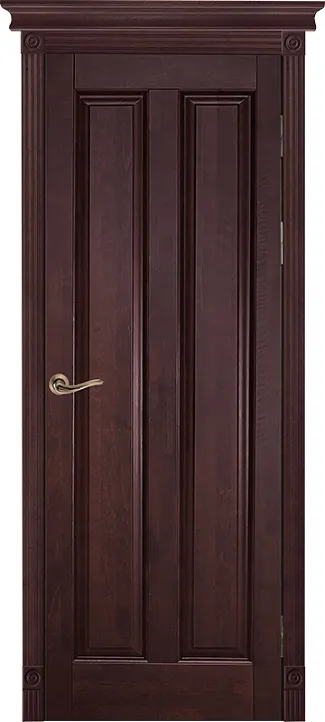 Двери в интерьере - Дверь ОКА массив ольхи Сорренто махагон, глухая