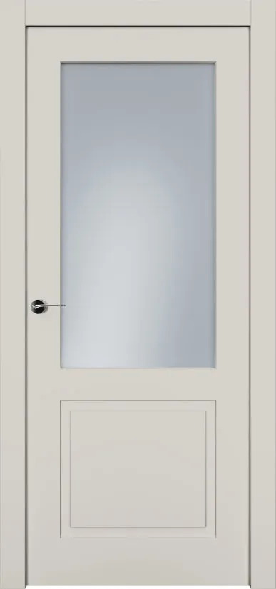 Двери в интерьере - Дверь Кл2с эмаль латте, сатинат