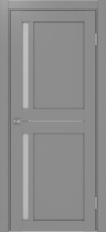 Двери в интерьере - Дверь Эко 523.221 АПС серый молдинг SC, сатинат