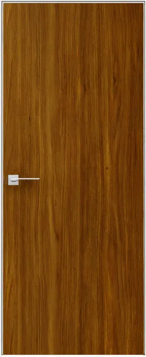Двери в интерьере - Дверь скрытая ИУ-42 AL с 4-х сторон, шпон лесной орех 2,4 м