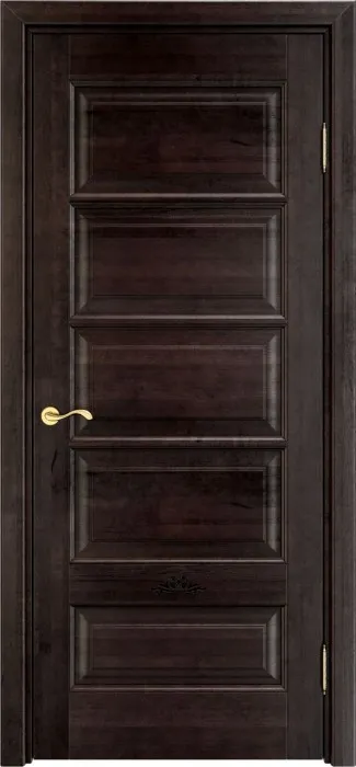 Двери в интерьере - Дверь ПМЦ массив ольхи ОЛ44 орех 15%, глухая