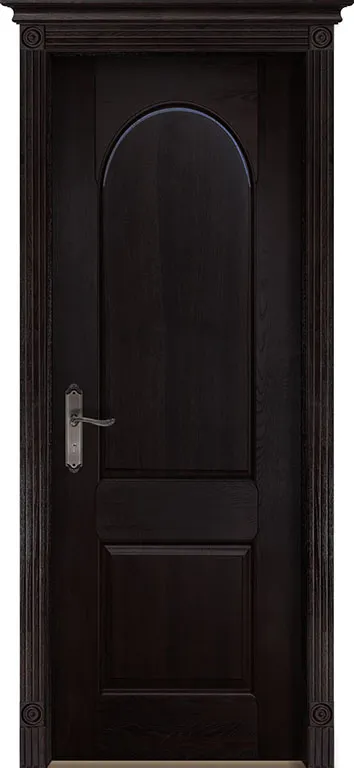 Двери в интерьере - Дверь ДР массив дуба Чезана венге, глухая