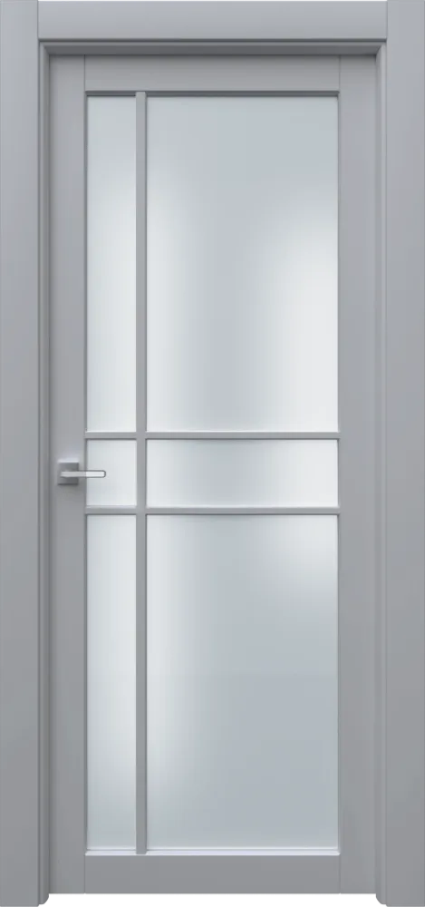 Двери в интерьере - Дверь Ронд2Р6с эмаль RAL 7047, сатинат