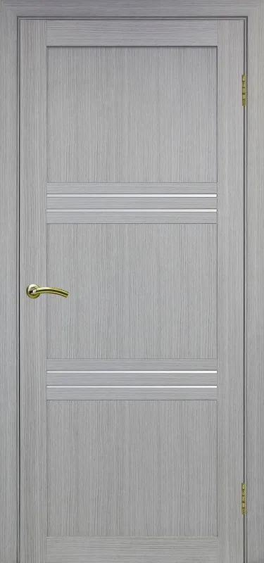 Двери в интерьере - Дверь Эко 553.12 дуб серый, lacobel белый