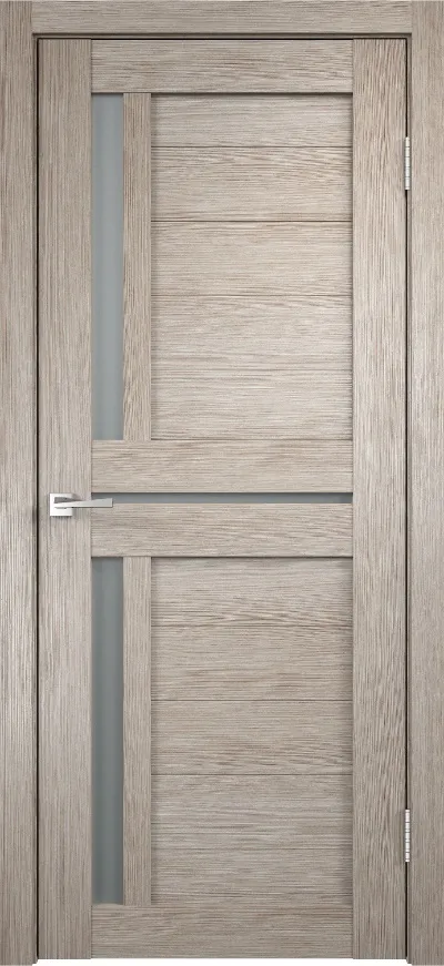 Двери в интерьере - Дверь VellDoris  экошпон Duplex 3 капучино, стекло мателюкс