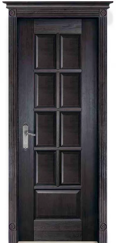 Двери в интерьере - Дверь ДР массив ольхи Лондон венге, глухая