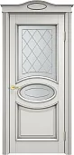 Схожие товары - Дверь Итальянская Легенда массив ольхи ОЛ26 белый грунт с патиной серебро, стекло 26-2