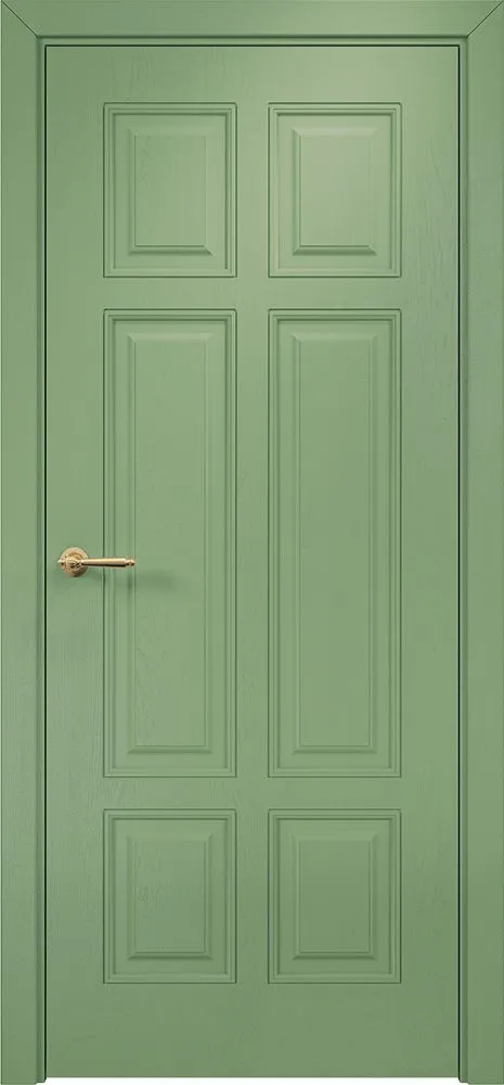 Двери в интерьере - Дверь Оникс Гранд фрезерованная эмаль RAL 6021 с текстурой, глухая