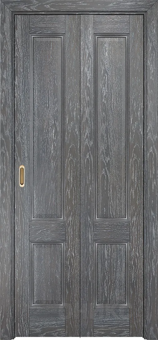 Двери в интерьере - Дверь-книжка Оникс Италия 2 дуб седой, глухая